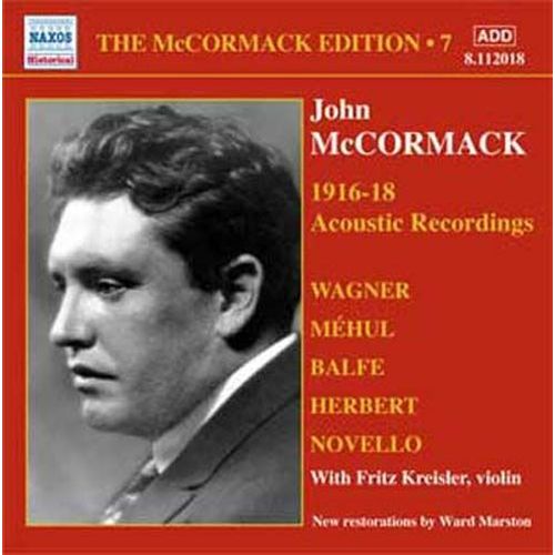 John Mccormack, Tenor : Mccormack Edition (Volume 7) - Enregistrements Acoustiques 1916-1918