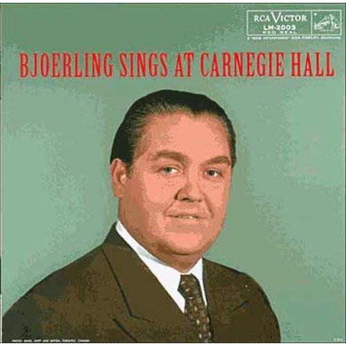 Bjorling Sings At Carnegie Hall