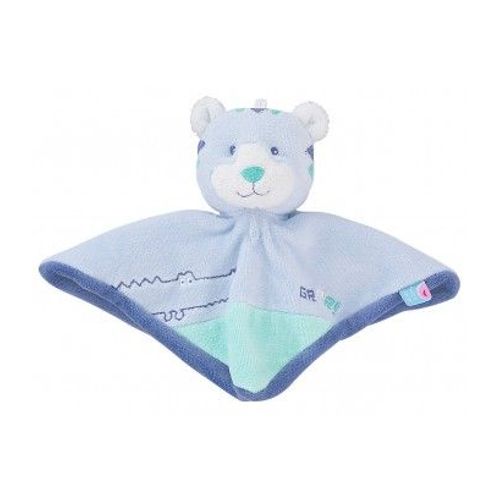 Doudou Tigre Bleu Doumou Sucre D'orge Plat Chat Ours Violet Vert D'eau Lavande Peluche Tigger Blue Pupazzo Soft Toy