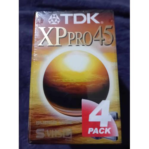 PACK 4 cassettes TDK XPPRO45 pour caméscope