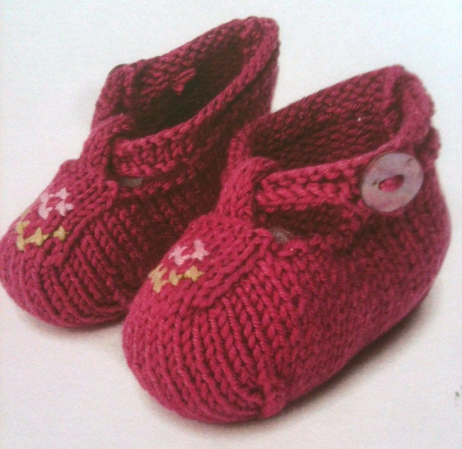 Fiche De Tricot Chaussons Bebe Sandalettes Rakuten