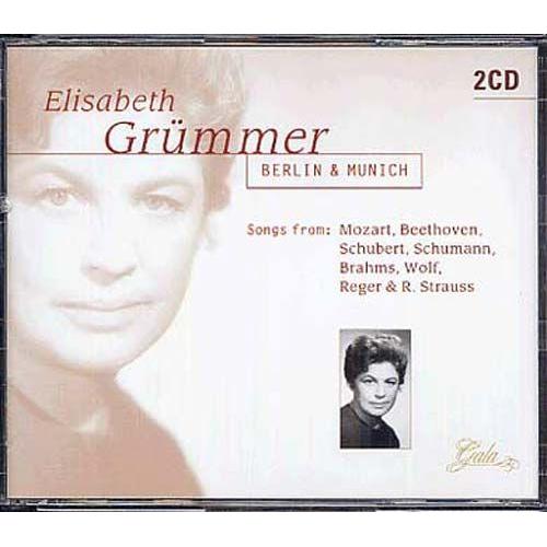 Recitals Berlin & Munich De 1948 À 1970 : Mozrt, Beethoven, Schumann, Brahms - Elisabeth Grümmer, Sop.