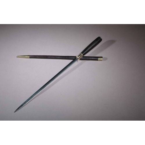 Stylet Corse Manche En Ébène