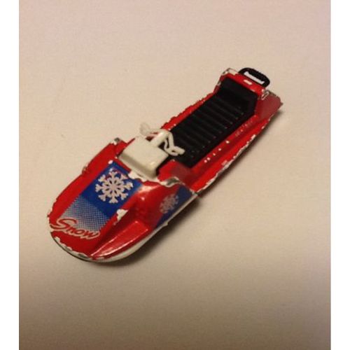 Majorette Moto Neige Rouge 