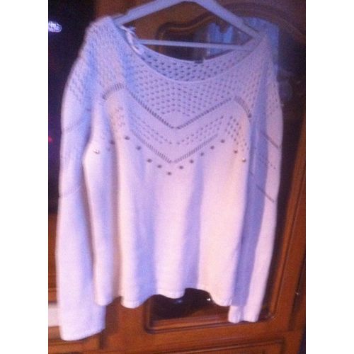 Pull Pimkie Écru Taille S Très Bon Etat