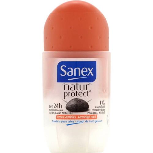 Sanex - Déodorant Bille - Natur Protect - Peaux Sensibles - 50ml 