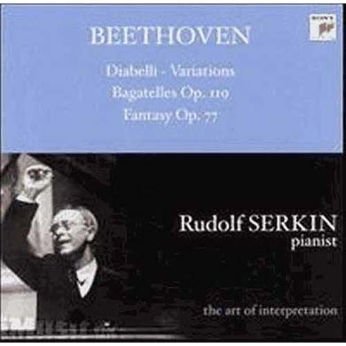Variations Diabelli, Bagatelles Opus 119, Fantaisie Opus 77