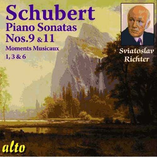 Schubert : Sonates N 9 & 11 - Moments Musicaux N 1, 3, 6. Richter.