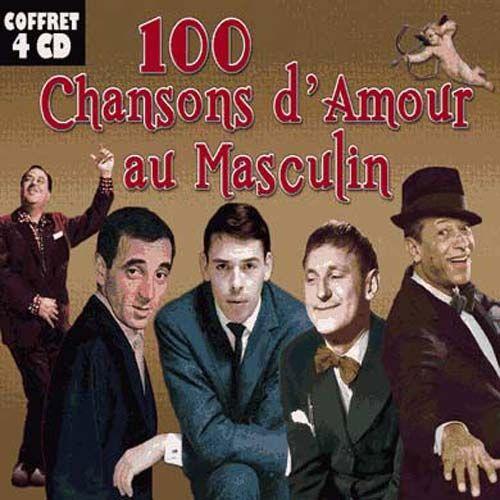 100 Chansons D'amour Au Masculin - Coffret 4 Cd