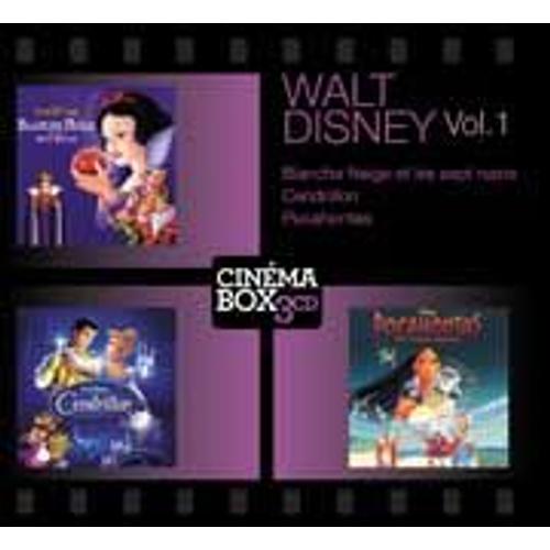 Cinéma Box : Disney Vol. 1 : Blanche Neige Et Les 7 Nains, Cendrillon, Pocahontas