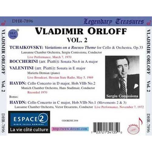 Vladimir Orloff, Violoncelle Volume 2