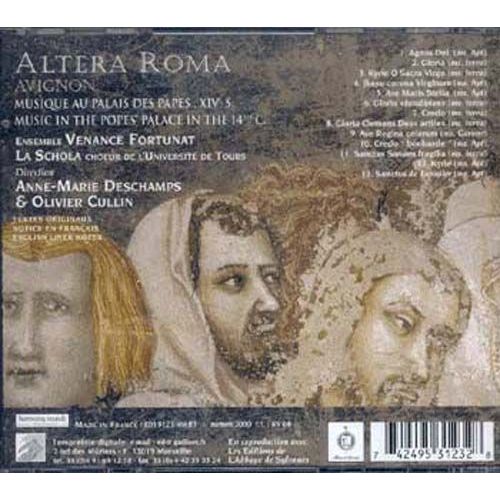 Altre Roma : Avignon - Musique Au Palais Des Papes Au Xivème Siecle