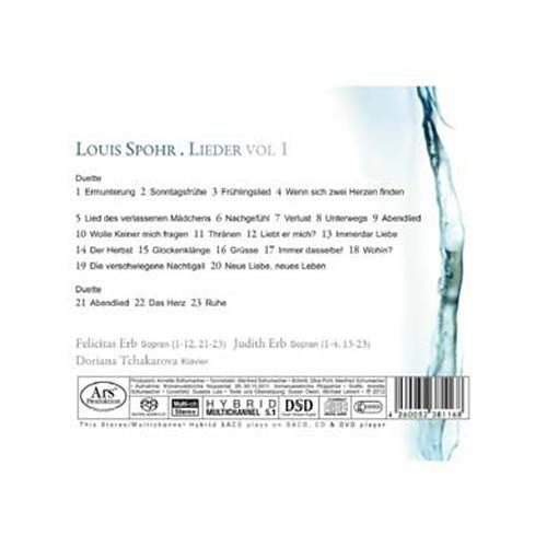 Louis Spohr Mélodies Et Duos (Volume 1)