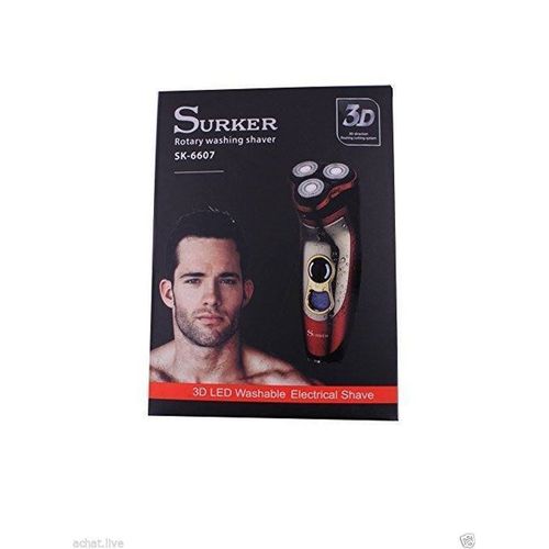 Rasoir 3 Tetes Rechargeable Autonome Epilation 3d Surker Sk-6607