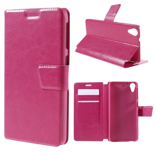 Etui Type Portefeuille Fushia Complet Pour Htc Desire 626 Rabat Latéral Articulé