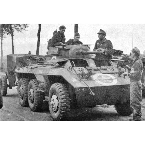 Ww2 - Capture D'un Blindé Américain Par Les Allemands À Mortain En 1944