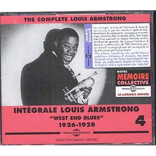 Intégrale Louis Armstrong Vol. 4 : West End Blues 1926-1928