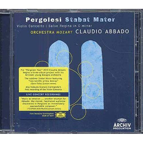 Stabat Mater, Salve Regina In C Minor, Violin Concerto