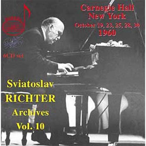 Sviatoslav Richter, Piano Sviatoslav Richter - Volume 10 (Carnegie Hall, 1960)