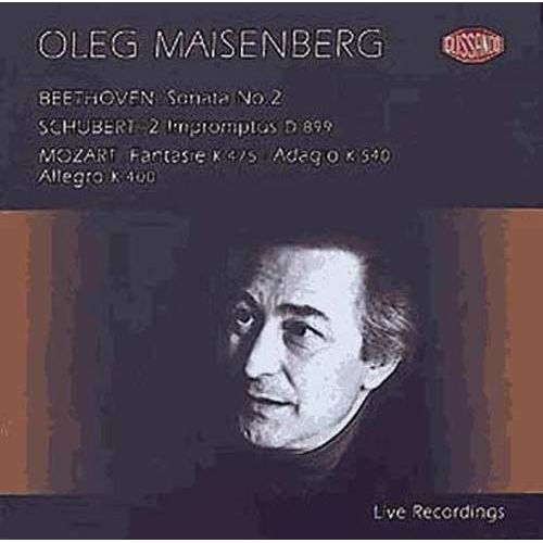 Sonate No. 2 De Beethoven - Impromptus De Schubert - Adagios De Mozart Maisenberg, Piano