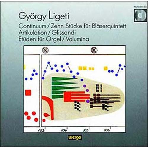 Continuum Pour Clavecin, 10 Pieces Pour Ensemble De Vents Quint. Vents Radio Allemagne Sud-Ouest