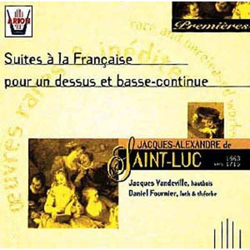 Suites À La Francaise Pour Un Dessus & B.C. Vandeville, H-Tbois & Fournier, Luth