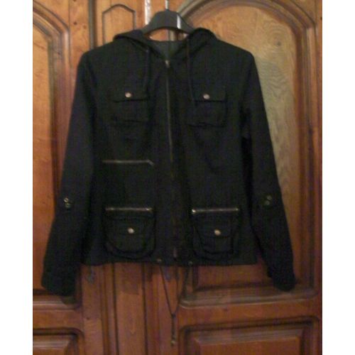 Veste Noire Mixte - Taille 14 Ans