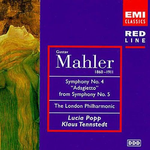 Cd Mahler Symphonie 4 + Adagietto Symp 5 Luccia Popp Klaus Tennstedt London Philarmonic