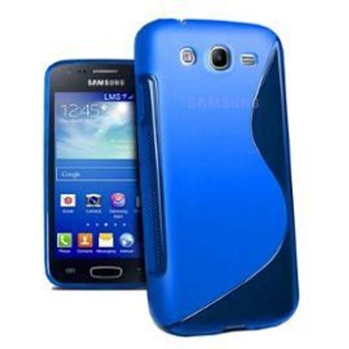 Coque Gel Silicone S-Line Pour Samsung Galaxy S3 Mini (Gt-I8190) - Bleu 