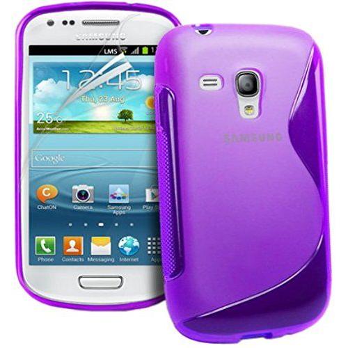 Coque Gel Silicone S-Line Pour Samsung Galaxy S3 Mini (Gt-I8190) - Violet