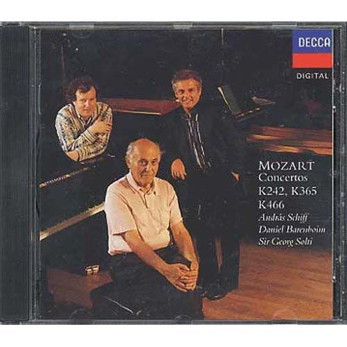 Concertos Pour 1, 2 & 3 Pianos Barenboïm, Solti & Schiff, Pianos