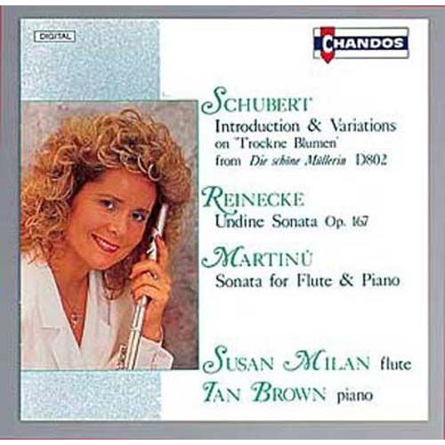 Sonate Pour Flûte De Schubert, Reinecke & Martinu Milan, Flûte & Brown, Piano