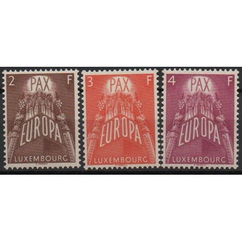 Luxembourg Timbres Europa 1957