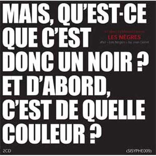 Les Nègres, Opéra En 3 Actes