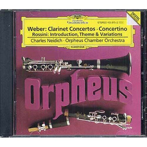 Concertos Pour Clarinette Nos. 1 Et 2, Concertino