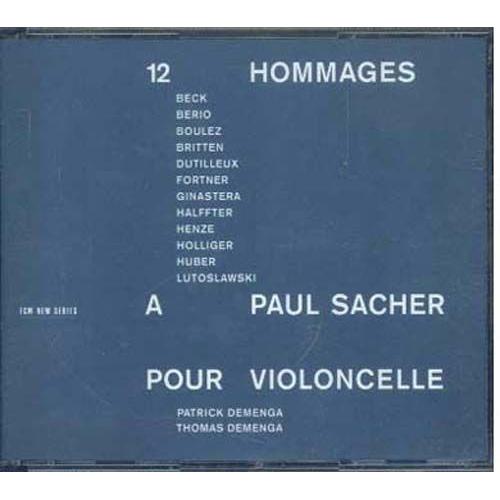 12 Hommages À Paul Sacher : Boulez, Ginastera, Berio, Dutilleux, Henze, Becj, Lutoslawski, Halffter, Britten, Holliger