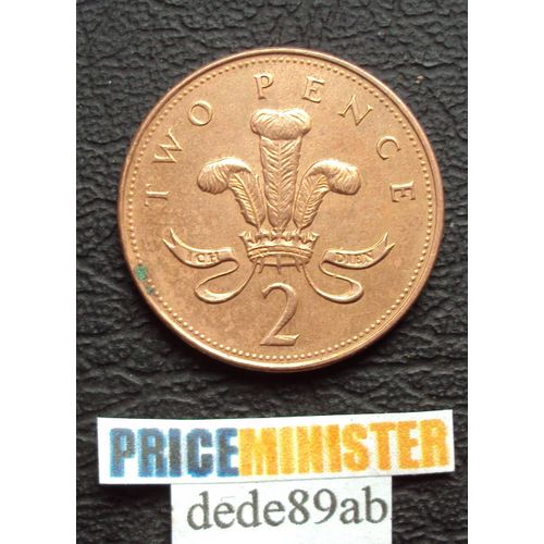 Royaume-Uni.. Pièce De Two (2) Pence 1996. Elisabeth I I .