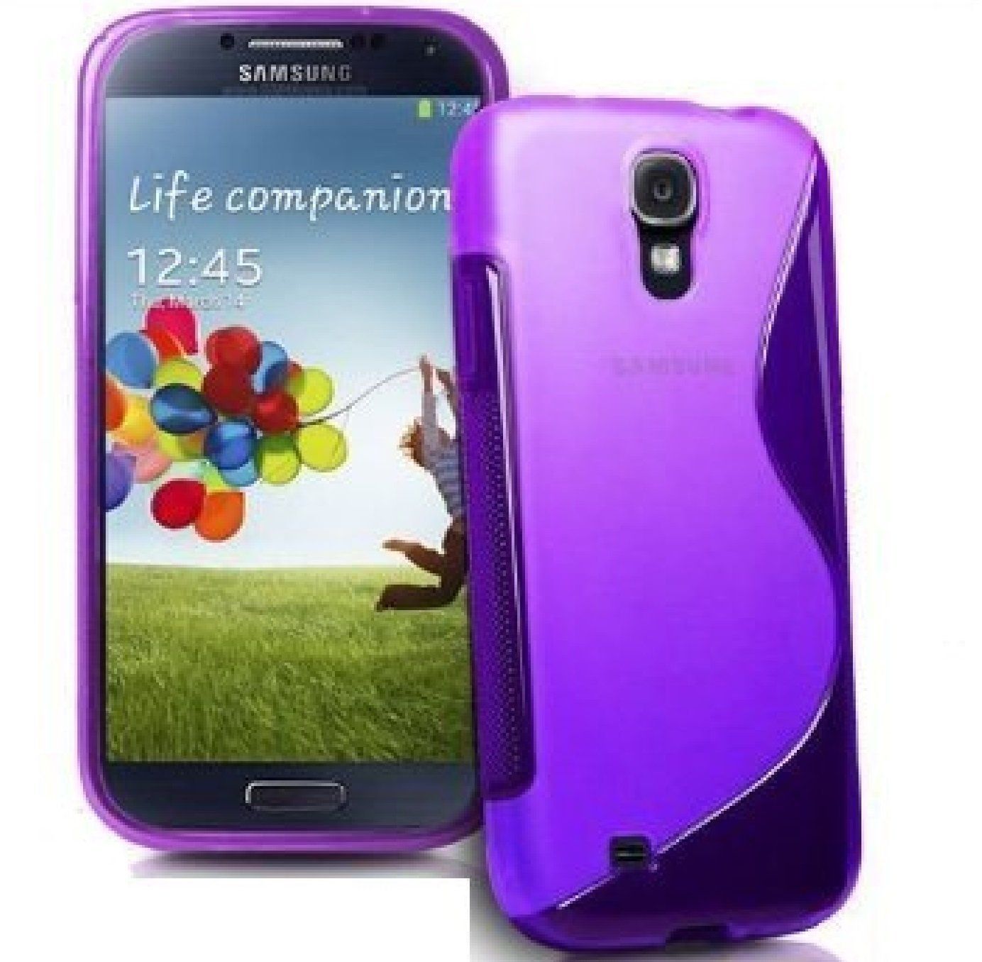 Etui Housse Coque Gel Silicone S-Line Pour Samsung Galaxy S5 I9600 G900 - Violet 