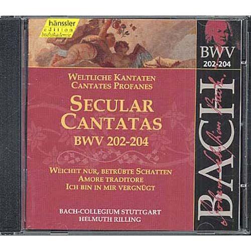 Cantates Rilling Vol. 62 : Cantates Profanes Bwv 202 "Weichert Nur, Betrübte Schatten" (Cantate Du Mariage), Bwv 203 "Amore Traditore" Et Bwv 204 "Ich Bin In Mir Vergnüt" - Canate Du...