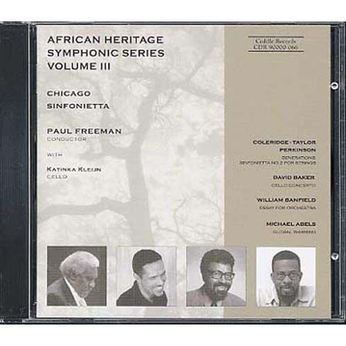 African Heritage Symphonic Vol. 3 : Oeuvres De Michaels Abels, David Baker, William Banfiekd, Coleridge-Taylor Perkinson