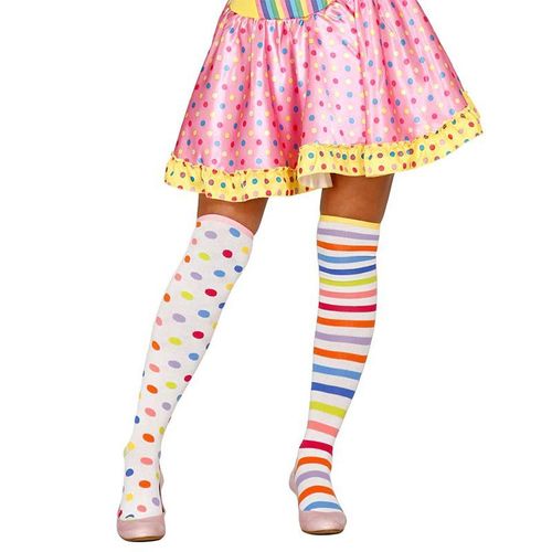 Bas Clown Pois Et Rayures
