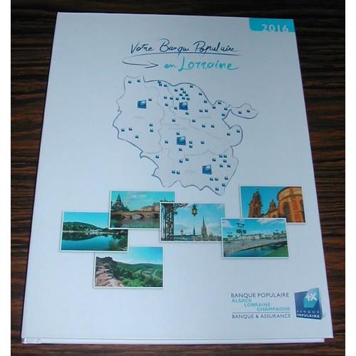 Agenda 2016 Diary Banque Populaire Lorraine Champagne France