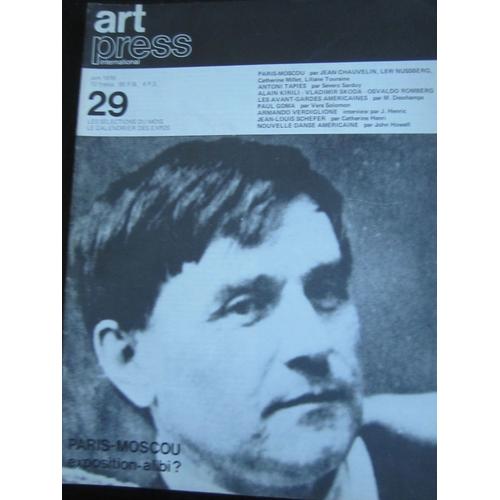 Art Press N° 29 De Juin 1979 : Paris-Moscou, Etc