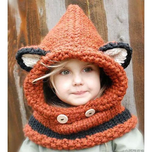 Bonnet Chat Animal Oreilles Animaux Enfant Unisexe Cat Cagoule Renard