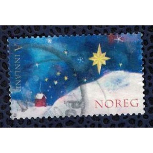 Norvège 2007 Oblitéré Rond Used Thème Noël Christmas Étoile Neige Cabane