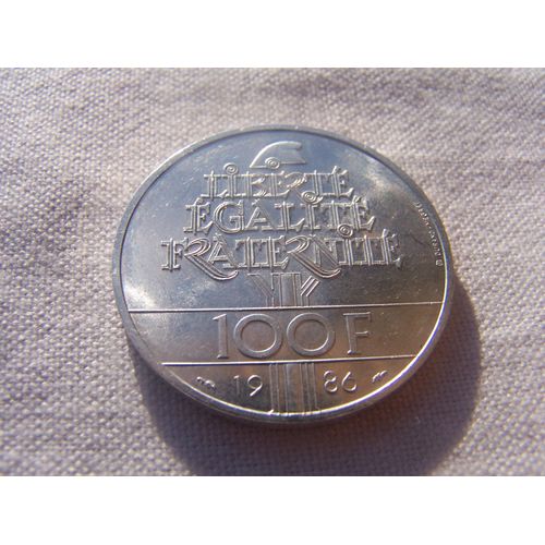 Piece Argent 100f Statue Liberte 1986
