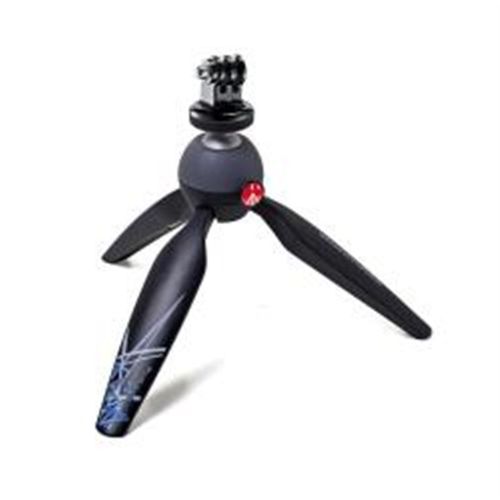 PIXI XTREME: TREPIED DE TABLE NOIR AVEC ADAPTATEUR GOPRO
