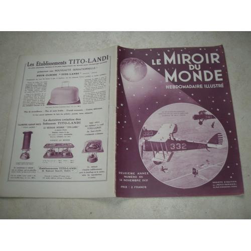 Le Miroir Du Monde  N° 89 : Un Triple Saut En Parachute