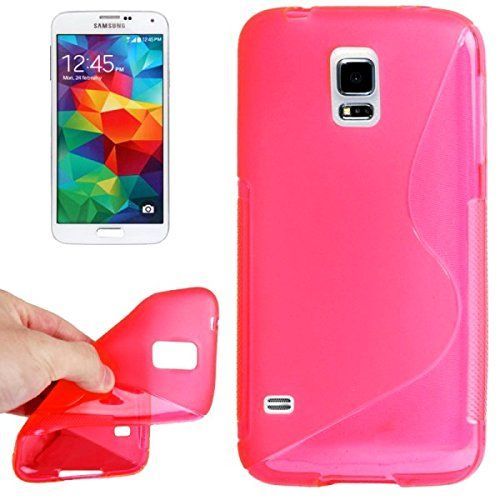 Etui Housse Coque Gel Silicone S-Line Pour Samsung Galaxy S5 I9600 G900 - Rose