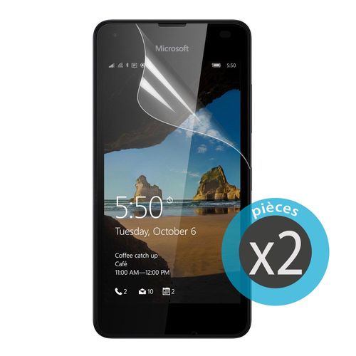 Pack De 2 Films Protecteurs Écran Pour Microsoft Lumia 550